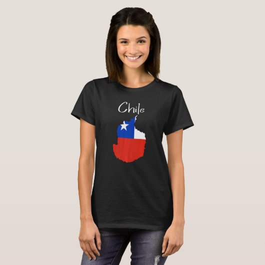 Chile Flag Chilean Chile for women and men T-Shirt (Vorne ganz)