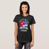 Chile Flag Cuba Grown Humor Citizen Pride T-Shirt (Vorne ganz)