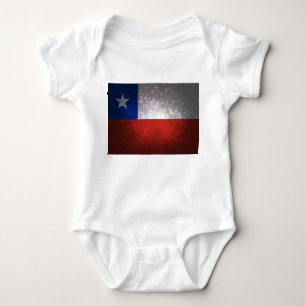 Chile-Flag-Feuerwerk Baby Strampler