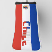 Chile Flag Gorgetic Patriotic Golf Head Cover Headcover (Rotieren 90)