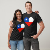 Chile Flag Heart Chile Love Chile T-Shirt (Unisex)