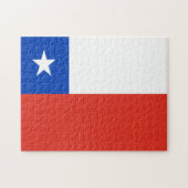 Chile Flag Jigsaw Puzzle (Horizontal)