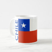 CHILE FLAG KAFFEETASSE (Vorderseite Links)