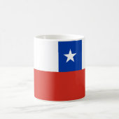 Chile Flag Keramik Tasse (Mittel)