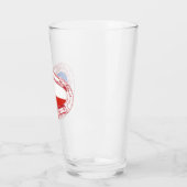 Chile Flag Klettersteig Carabiner Glas (Links)