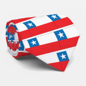 Chile-Flag Krawatte (Gerollt)