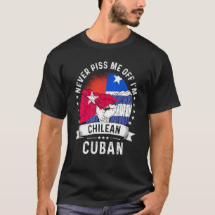 Chile Flag Kuba Grosser Spaß Bürger Pride T-Shirt
