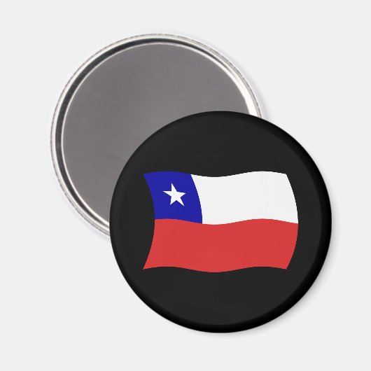 Chile Flag Magnet (Vorderseite/Rückseite)