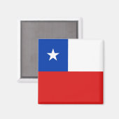 Chile Flag Magnet (Vorderseite/Rückseite)