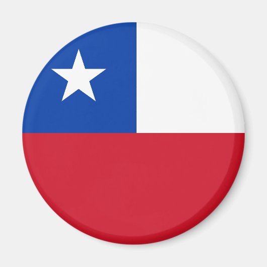 Chile Flag Magnet (Vorne)