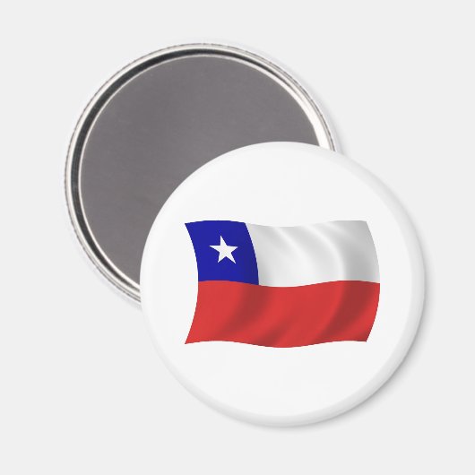 Chile Flag Magnet (Vorderseite/Rückseite)