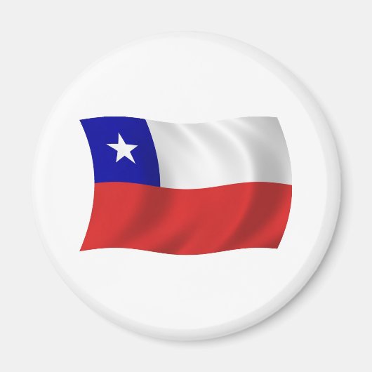 Chile Flag Magnet (Vorne)