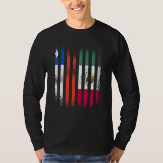 Chile Flag Mexico Grown Country Flags Stripes T-Shirt