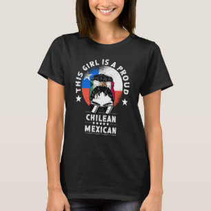 Chile Flag Mexiko Girl Citizen Prix T-Shirt