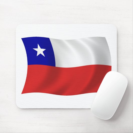 Chile Flag Mousepad (Mit Mouse)