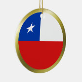 Chile Flag Ornament (Rechts)
