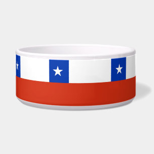 Chile Flag Pet Bowl Napf