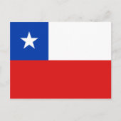 Chile-Flag-Postkarte Postkarte (Vorderseite)