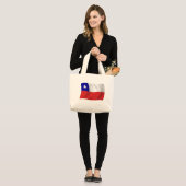 Chile Flag Totbeutel Jumbo Stoffbeutel (Vorderseite (Model))