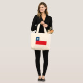 Chile Flag Totbeutel Jumbo Stoffbeutel (Vorderseite (Model))
