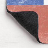 Chile-Flagge beunruhigt Mousepad (Ecke)