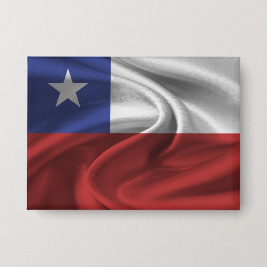 Chile-Flagge-Button Button (Vorderseite)