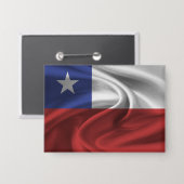 Chile-Flagge-Button Button (Vorderseite/Rückseite)