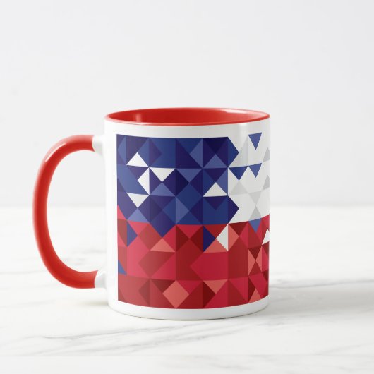 Chile-Flagge, Chilene färbt Tasse (Links)