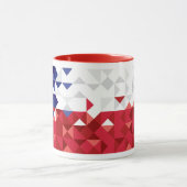 Chile-Flagge, Chilene färbt Tasse (Zentrum)