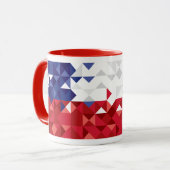 Chile-Flagge, Chilene färbt Tasse (Vorderseite Links)