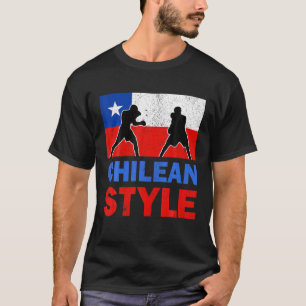 Chile-Flagge Chilenischer Boxclub Vintage T-Shirt