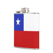 Chile-Flagge Flachmann (Links)