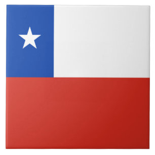 Chile-Flagge Fliese