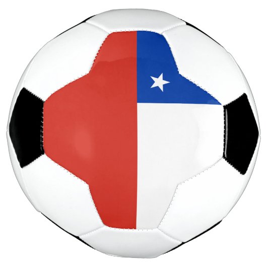 Chile-Flagge Fußball-Ball Fußball (Gedreht)