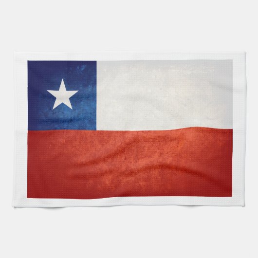 Chile-Flagge; Handtuch (Horizontal)