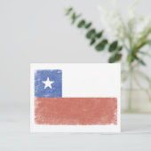 Chile-Flagge in Not Postkarte (Stehend Vorderseite)