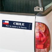 Chile-Flagge + Karten-Autoaufkleber Autoaufkleber (Auf Lkw)