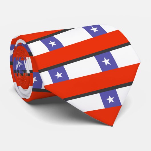 Chile-Flagge Krawatte (Gerollt)