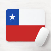 Chile-Flagge Mousepad (Mit Mouse)
