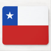 Chile-Flagge Mousepad (Vorne)