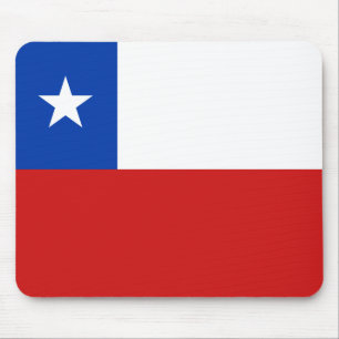 Chile-Flagge Mousepad