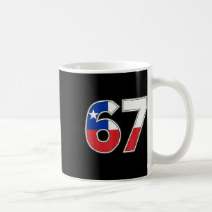 Chile-Flagge Nummer 67 Feier Design Kaffeetasse