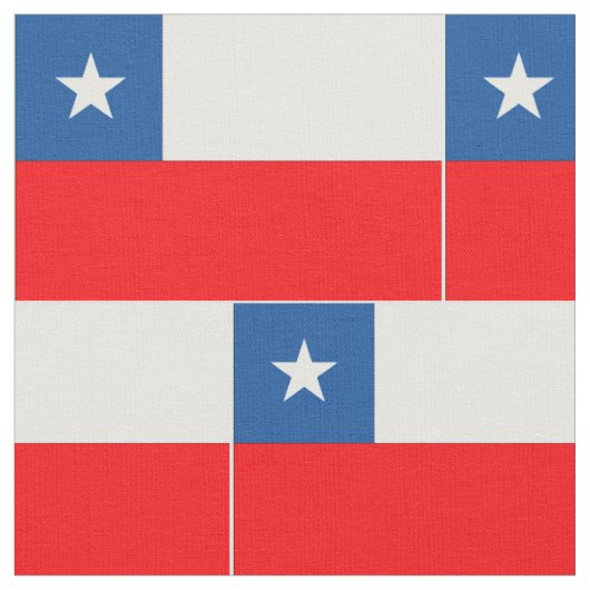 Chile-Flagge Stoff (Nahaufnahme)