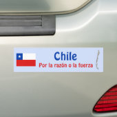 Chile-Flagge und Karten-Autoaufkleber Autoaufkleber (Auf Auto)
