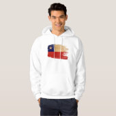 Chile-FlaggeHoodie Hoodie (Vorne ganz)