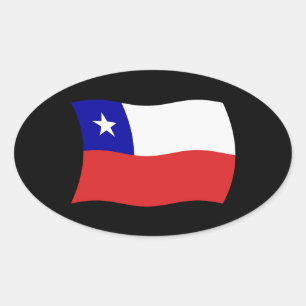 Chile Flaggen Aufkleber