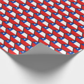 Chile-Flaggen-Bienenwaben-Verpackungs-Papier Geschenkpapier (Ecke)