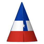 Chile-Flaggen-Party Partyhütchen (Rückseite)