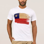 Chile-Flaggen-T - Shirt (Vorderseite)