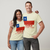 Chile-Flaggen-T - Shirt mit chilenischem Motto (Unisex)
